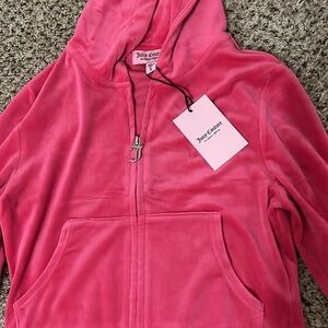 Juicy couture hot pink track suit